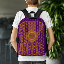 Load image into Gallery viewer, TRILLYYON - Purple  - Flower Of Life Backpack