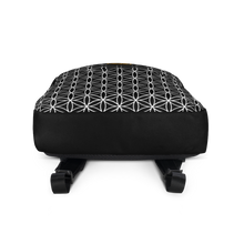 Load image into Gallery viewer, TRILLYYON - Black &amp; White  - Flower Of Life Pocket Backpack