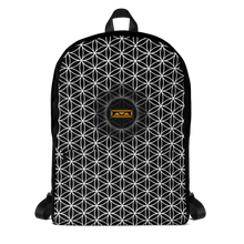 Load image into Gallery viewer, TRILLYYON - Black &amp; White  - Flower Of Life Pocket Backpack