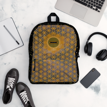 Load image into Gallery viewer, TRILLYYON - Cosmic  - Flower Of Life Backpack