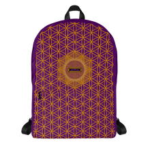 Load image into Gallery viewer, TRILLYYON - Purple  - Flower Of Life Backpack