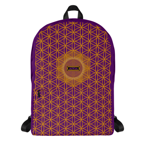 TRILLYYON - Purple  - Flower Of Life Backpack