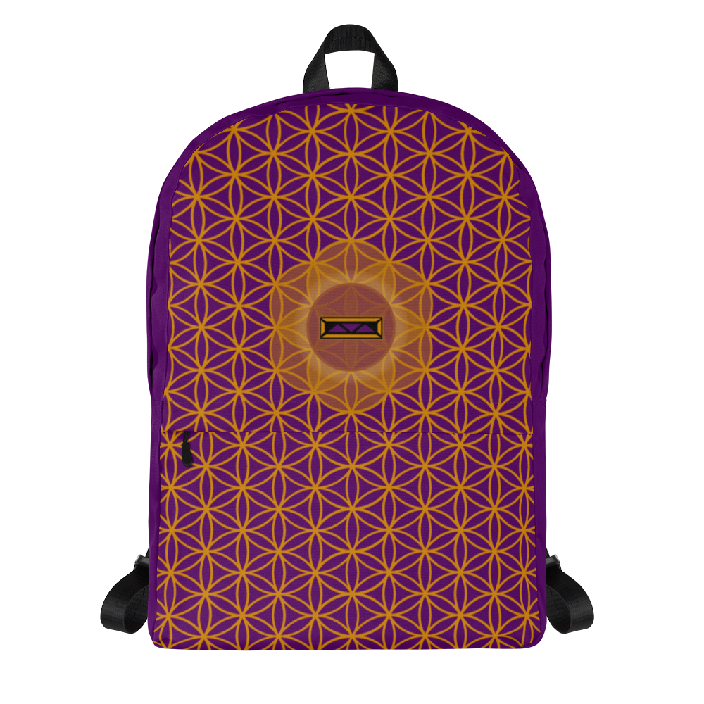 TRILLYYON - Purple  - Flower Of Life Backpack