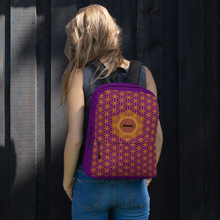 Load image into Gallery viewer, TRILLYYON - Purple  - Flower Of Life Backpack