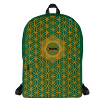 Load image into Gallery viewer, TRILLYYON - Blue  - Flower Of Life Pocket Backpack