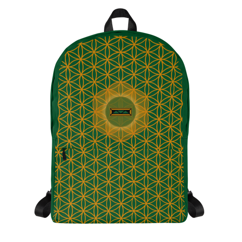 TRILLYYON - Blue  - Flower Of Life Pocket Backpack