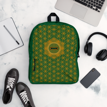 Load image into Gallery viewer, TRILLYYON - Blue  - Flower Of Life Pocket Backpack