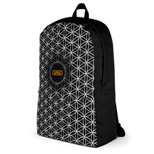 Load image into Gallery viewer, TRILLYYON - Black &amp; White  - Flower Of Life Pocket Backpack