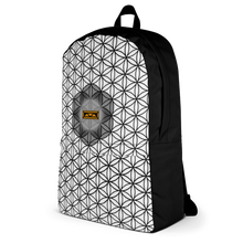 Load image into Gallery viewer, TRILLYYON - White &amp; Black - Flower Of Life Pocket Backpack