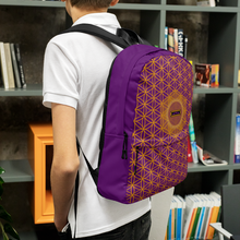 Load image into Gallery viewer, TRILLYYON - Purple  - Flower Of Life Backpack