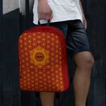Load image into Gallery viewer, TRILLYYON - Red  - Flower Of Life Pocket Backpack