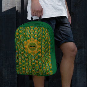 TRILLYYON - Blue  - Flower Of Life Pocket Backpack