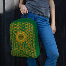 Load image into Gallery viewer, TRILLYYON - Blue  - Flower Of Life Pocket Backpack
