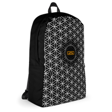 Load image into Gallery viewer, TRILLYYON - Black &amp; White  - Flower Of Life Pocket Backpack