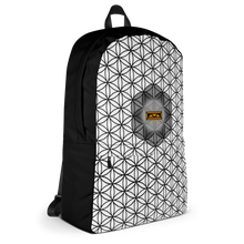 Load image into Gallery viewer, TRILLYYON - White &amp; Black - Flower Of Life Pocket Backpack