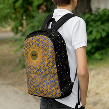 Load image into Gallery viewer, TRILLYYON - Cosmic  - Flower Of Life Backpack