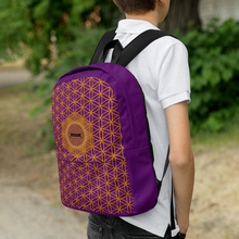 Load image into Gallery viewer, TRILLYYON - Purple  - Flower Of Life Backpack