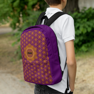 TRILLYYON - Purple  - Flower Of Life Backpack