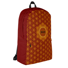 Load image into Gallery viewer, TRILLYYON - Red  - Flower Of Life Pocket Backpack