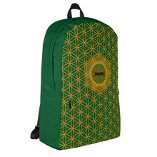 Load image into Gallery viewer, TRILLYYON - Blue  - Flower Of Life Pocket Backpack