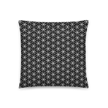 Load image into Gallery viewer, TRILLYYON - Black &amp; White  - Flower Of Life Pillows