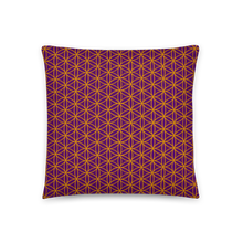 Load image into Gallery viewer, TRILLYYON - Purple  - Flower Of Life Pillows