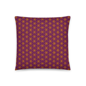 TRILLYYON - Purple  - Flower Of Life Pillows