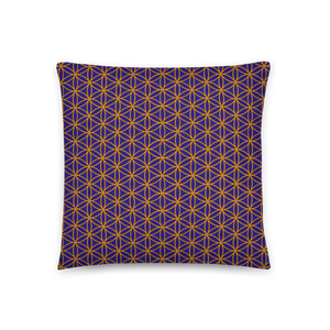 TRILLYYON - Blue  - Flower Of Life Pillows