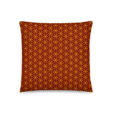 Load image into Gallery viewer, TRILLYYON - Red  - Flower Of Life Pillows