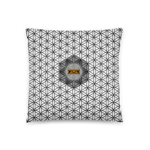 Load image into Gallery viewer, TRILLYYON - White &amp; Black - Flower Of Life Pillows