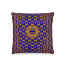 Load image into Gallery viewer, TRILLYYON - Blue  - Flower Of Life Pillows