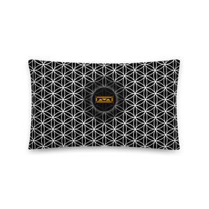 TRILLYYON - Black & White  - Flower Of Life Pillows
