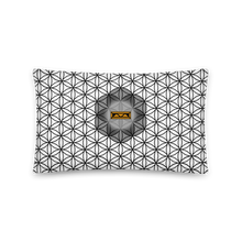 Load image into Gallery viewer, TRILLYYON - White &amp; Black - Flower Of Life Pillows