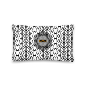 TRILLYYON - White & Black - Flower Of Life Pillows