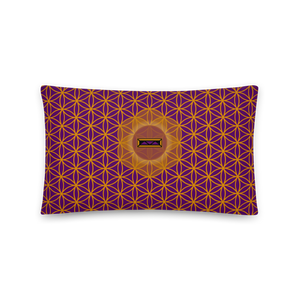 TRILLYYON - Purple  - Flower Of Life Pillows