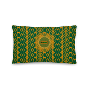 TRILLYYON - Green  - Flower Of Life Pillows