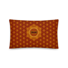 Load image into Gallery viewer, TRILLYYON - Red  - Flower Of Life Pillows