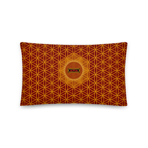 TRILLYYON - Red  - Flower Of Life Pillows