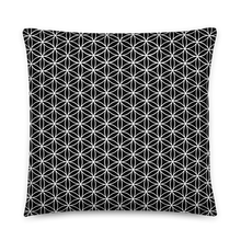 Load image into Gallery viewer, TRILLYYON - Black &amp; White  - Flower Of Life Pillows