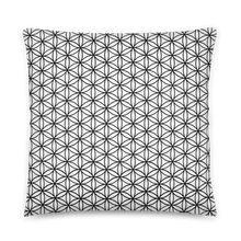 Load image into Gallery viewer, TRILLYYON - White &amp; Black - Flower Of Life Pillows