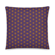 Load image into Gallery viewer, TRILLYYON - Blue  - Flower Of Life Pillows
