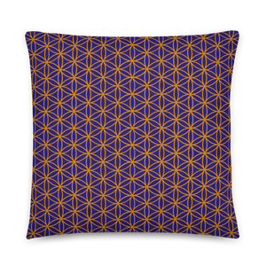 TRILLYYON - Blue  - Flower Of Life Pillows
