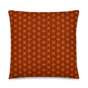 TRILLYYON - Red  - Flower Of Life Pillows
