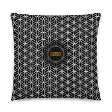 Load image into Gallery viewer, TRILLYYON - Black &amp; White  - Flower Of Life Pillows