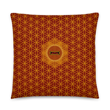 Load image into Gallery viewer, TRILLYYON - Red  - Flower Of Life Pillows