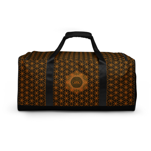 TRILLYYON - Black & Gold - Flower Of Life Duffle Bag