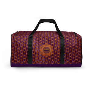TRILLYYON - Purple  - Flower Of Life Duffle bag