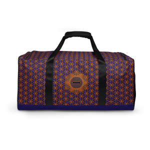TRILLYYON - Blue  - Flower Of Life Duffle bag
