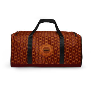 TRILLYYON - Red  - Flower Of Life Duffle bag