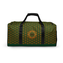 Load image into Gallery viewer, TRILLYYON - Green  - Flower Of Life Duffle bag